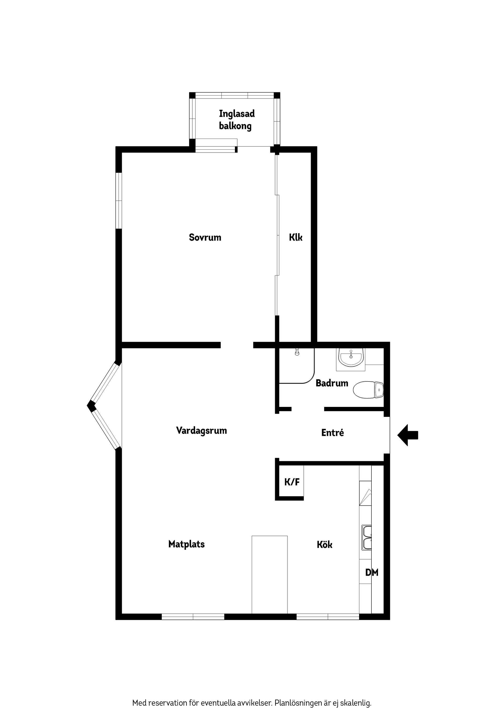 Bostadsrätt, Almvägen 15A, Egna Hem, Kristianstad