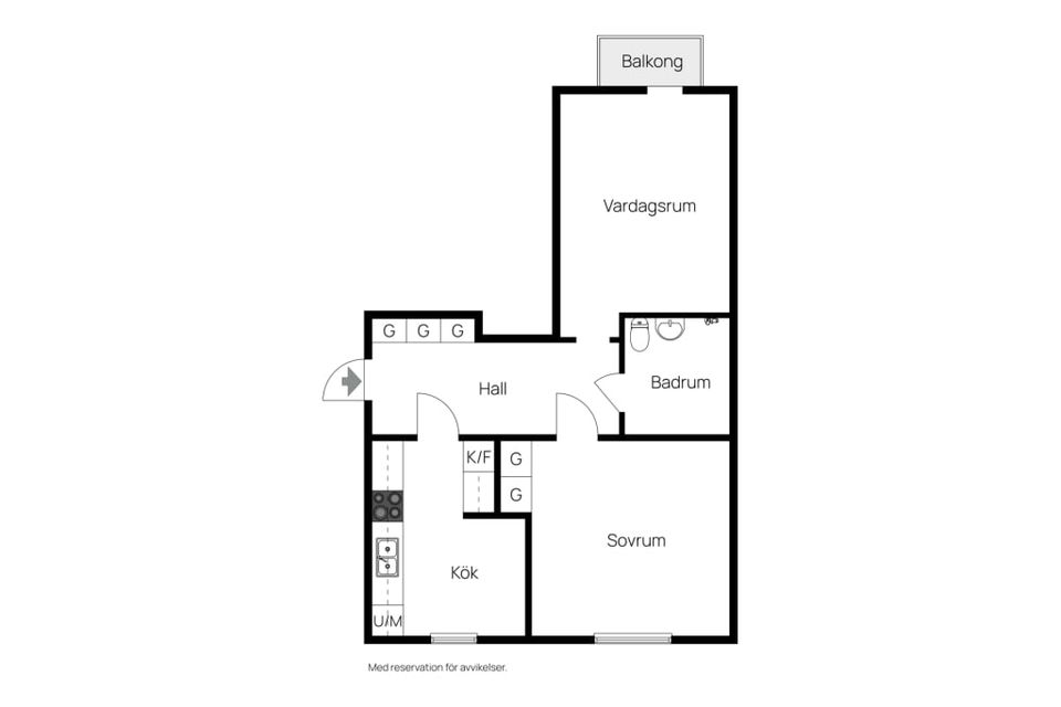 Bostadsrätt, Maratongatan 8, Munksundet, Enköping