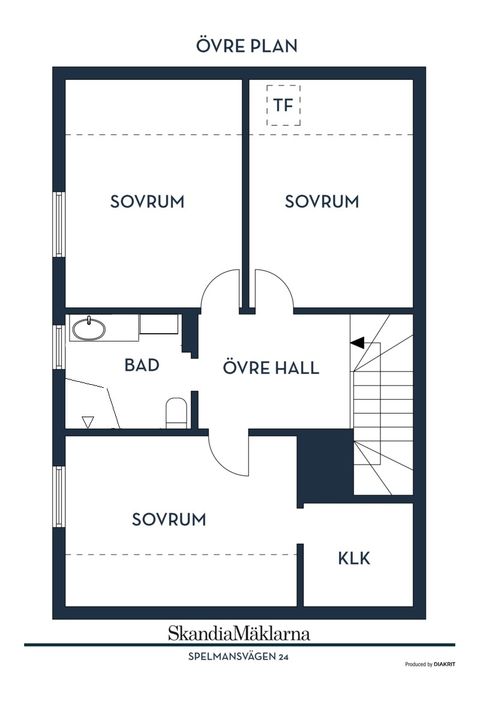 Radhus, Spelmansvägen 24, Kungsängen - Brunna, Upplands-Bro