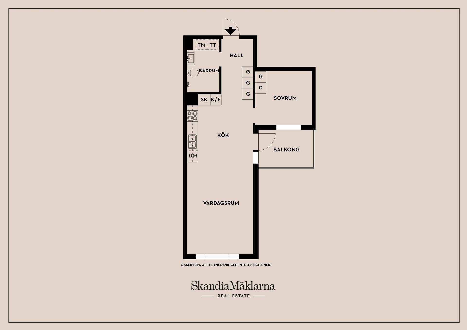 Bostadsrätt, Majorsvägen 16, Barkarbystaden, Järfälla