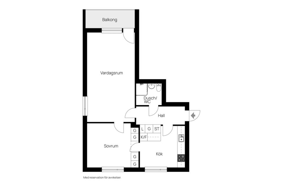 Bostadsrätt, Bondskogsvägen 45A, Lgh 1001, Hagaberg, Lindesberg