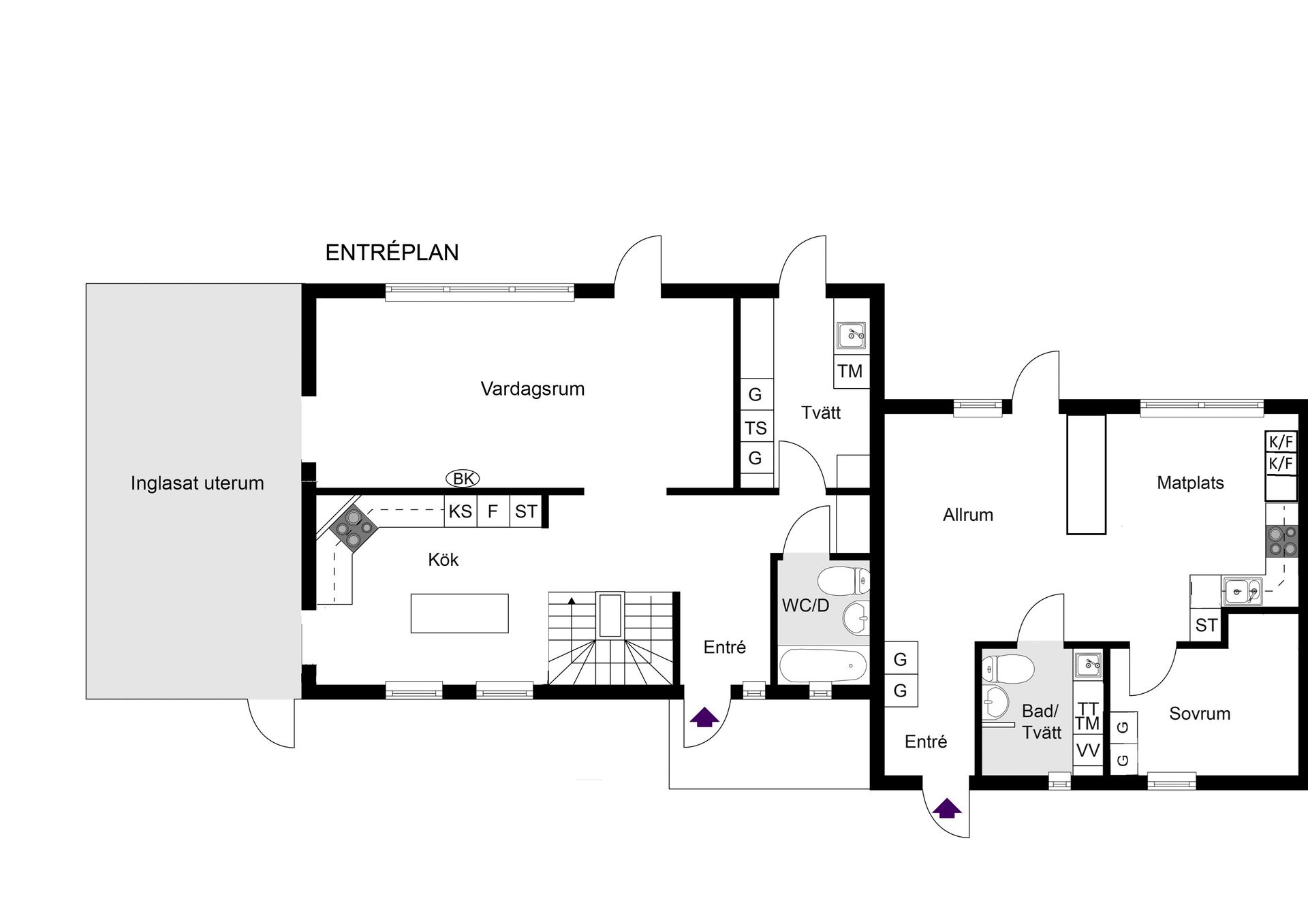 Villa, Kulvägen 2B, Björknäs, Nacka