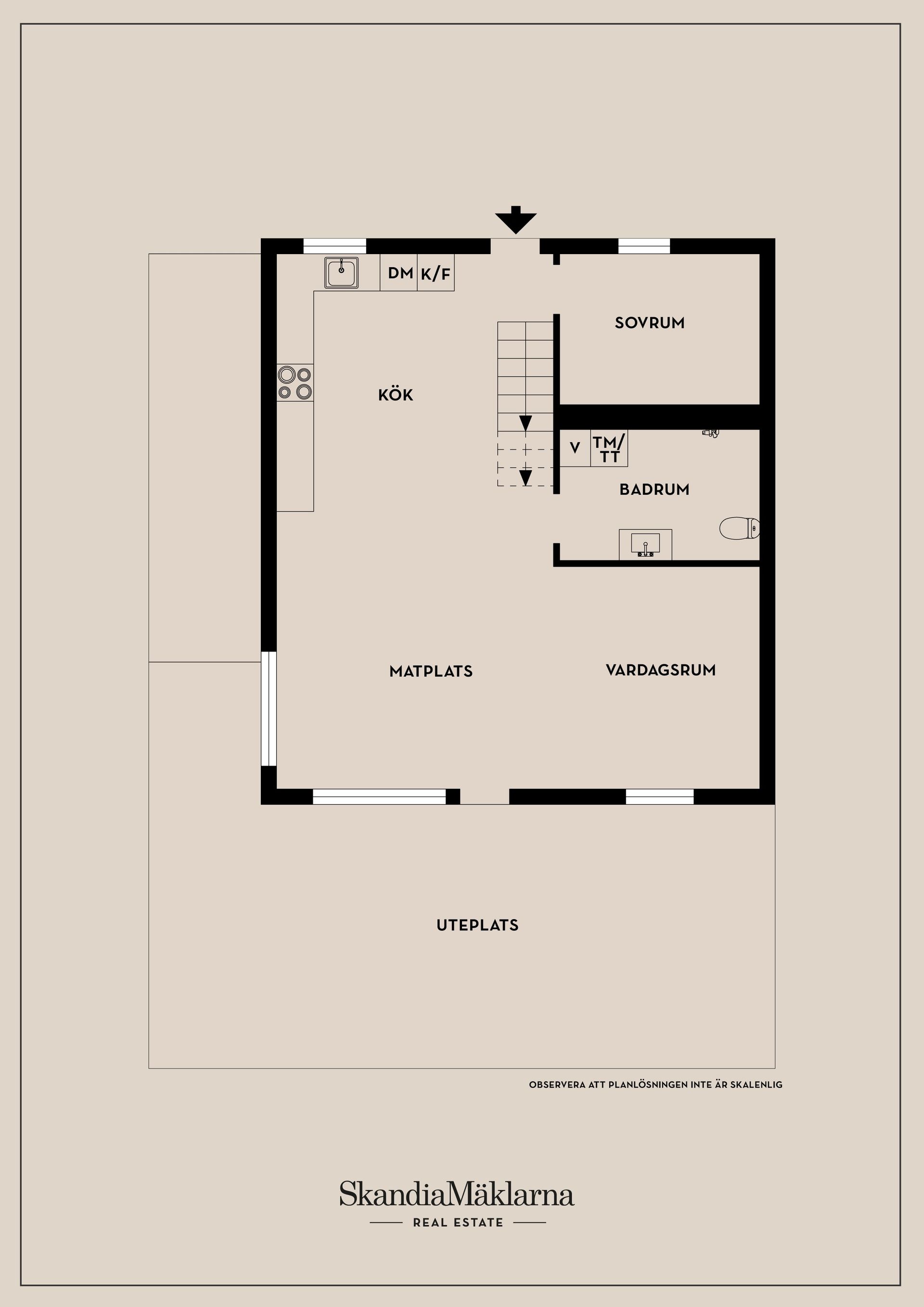 Radhus, Gamla Stockholmsvägen 223A, Glömsta, Huddinge
