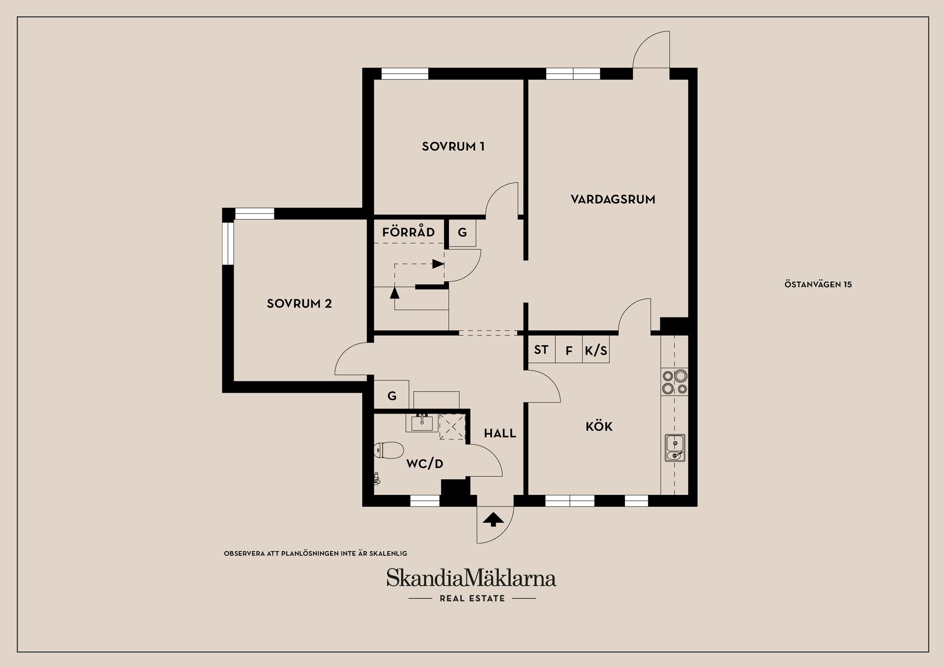 Bostadsrätt, Östanvägen 15, Jakobsberg - Polhem, Järfälla