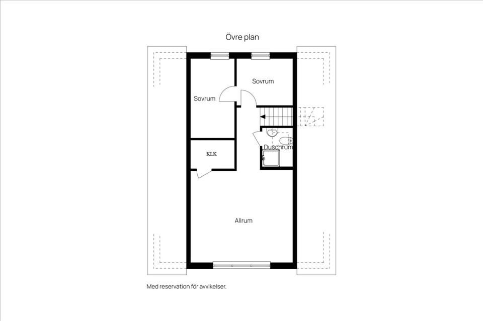 Radhus, Flöjtgatan 39, Gånsvik, Härnösand