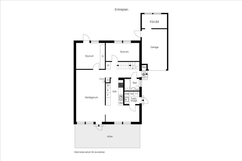 Radhus, Flöjtgatan 39, Gånsvik, Härnösand