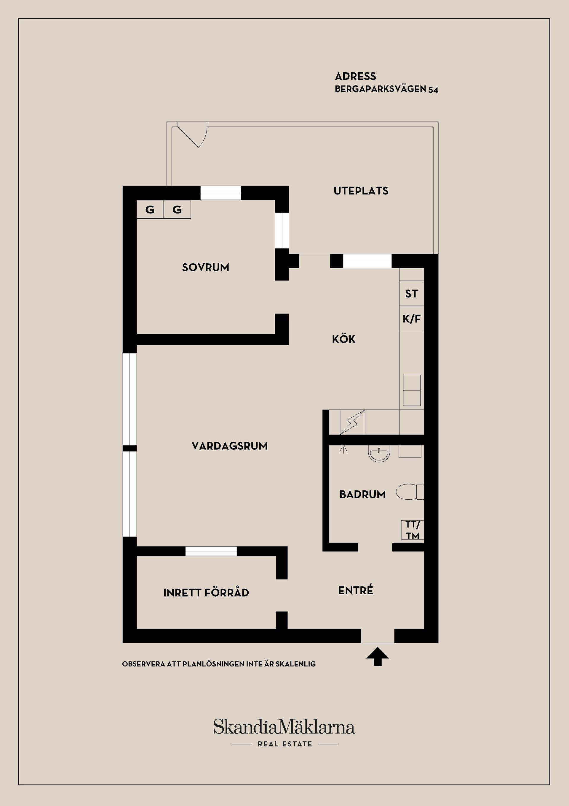 Bostadsrätt, Bergaparksvägen 54, Österåker