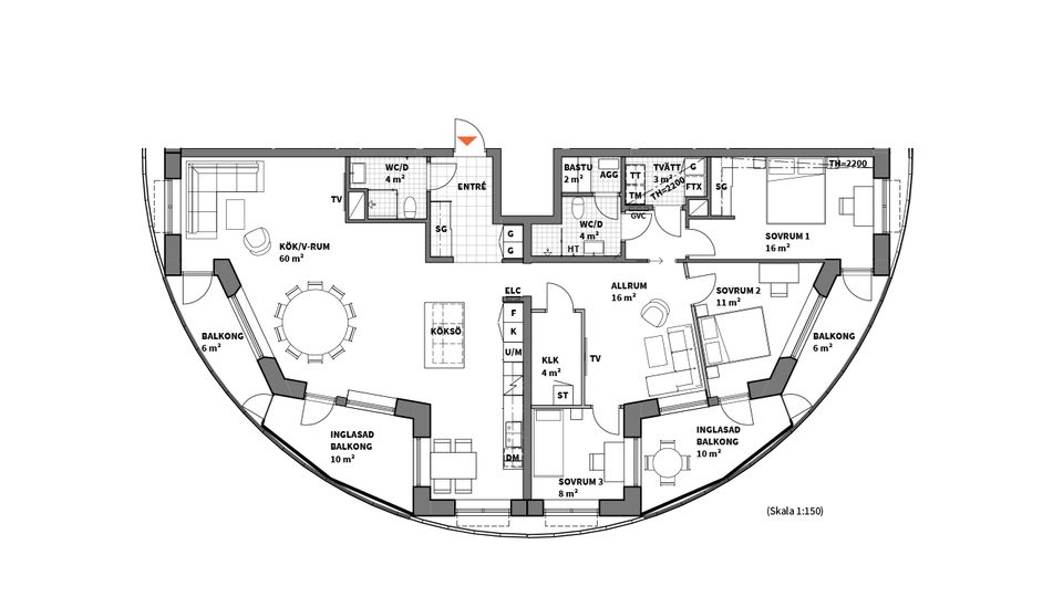 Bostadsrätt, Mossholmsvägen 3, Tjörn