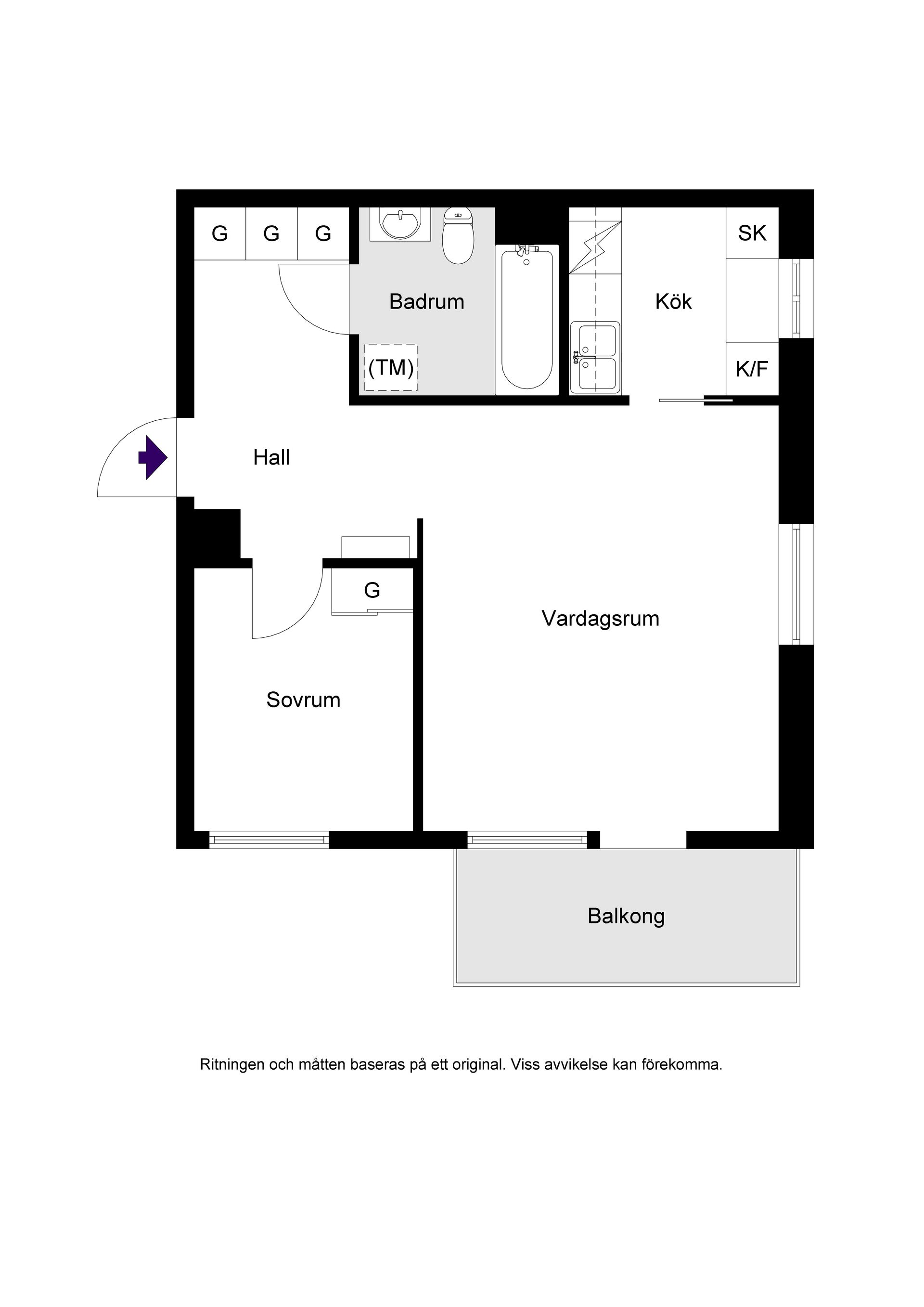 Bostadsrätt, Halmstadsvägen 48, Granloholm, Sundsvall