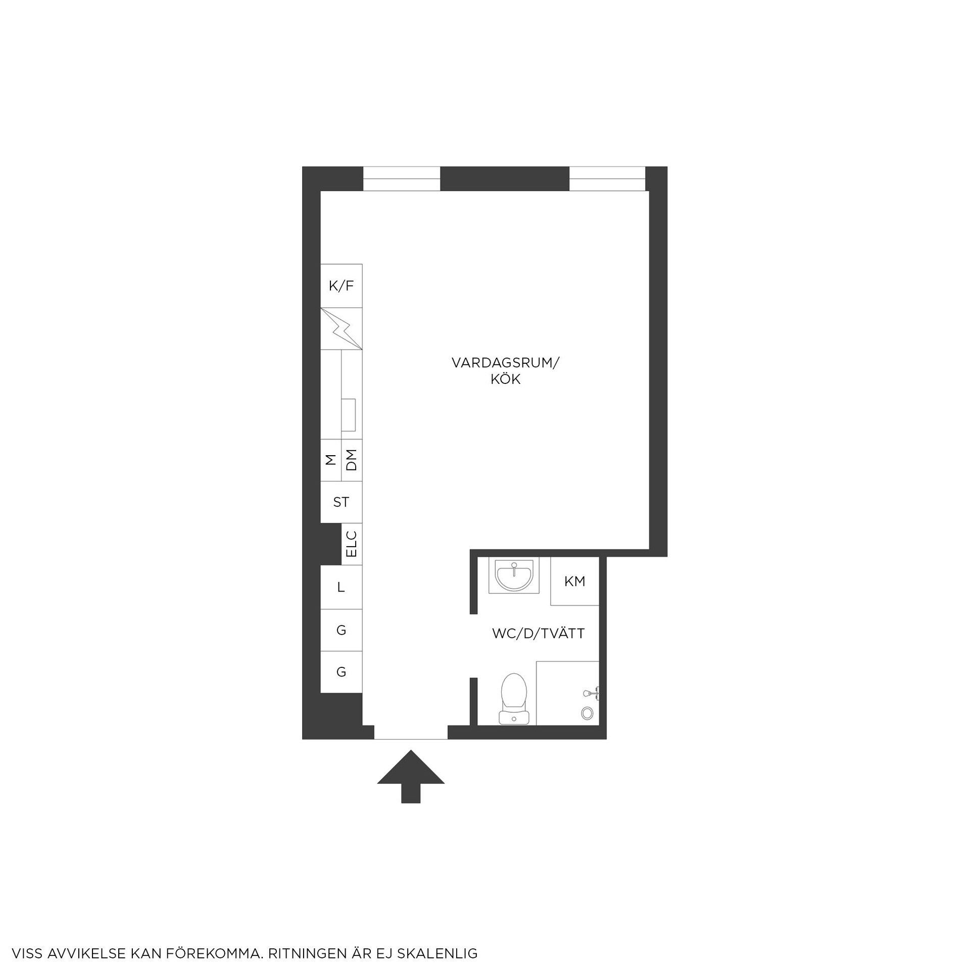 Bostadsrätt, Lodjursstråket 1 (Karlatornet vån 22), Lindholmen, Göteborg