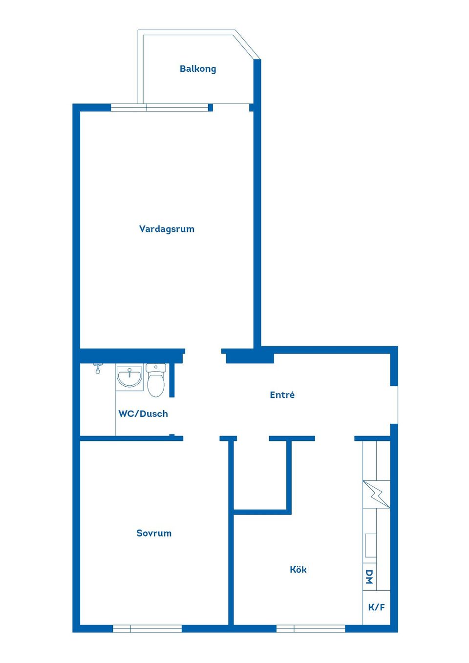 Bostadsrätt, Skedagatan 1B, Gottfridsberg, Linköping