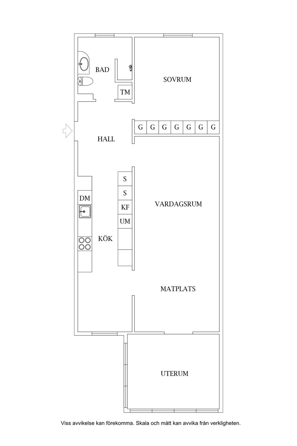 Bostadsrätt, Nygatan 12B, Centrum, Ulricehamn