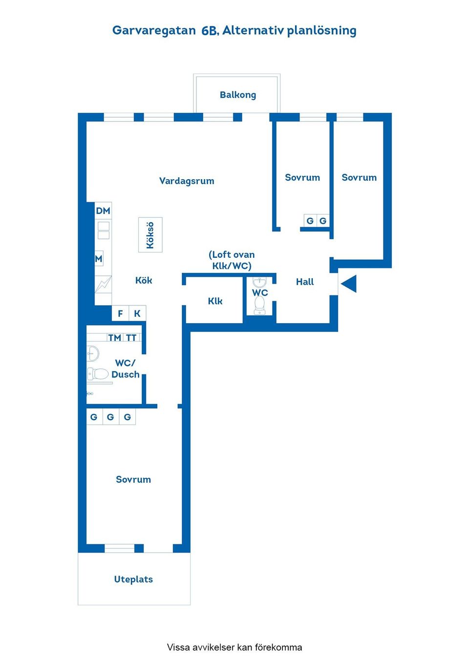 Bostadsrätt, Garvaregatan 6B, Centralt, Norrköping