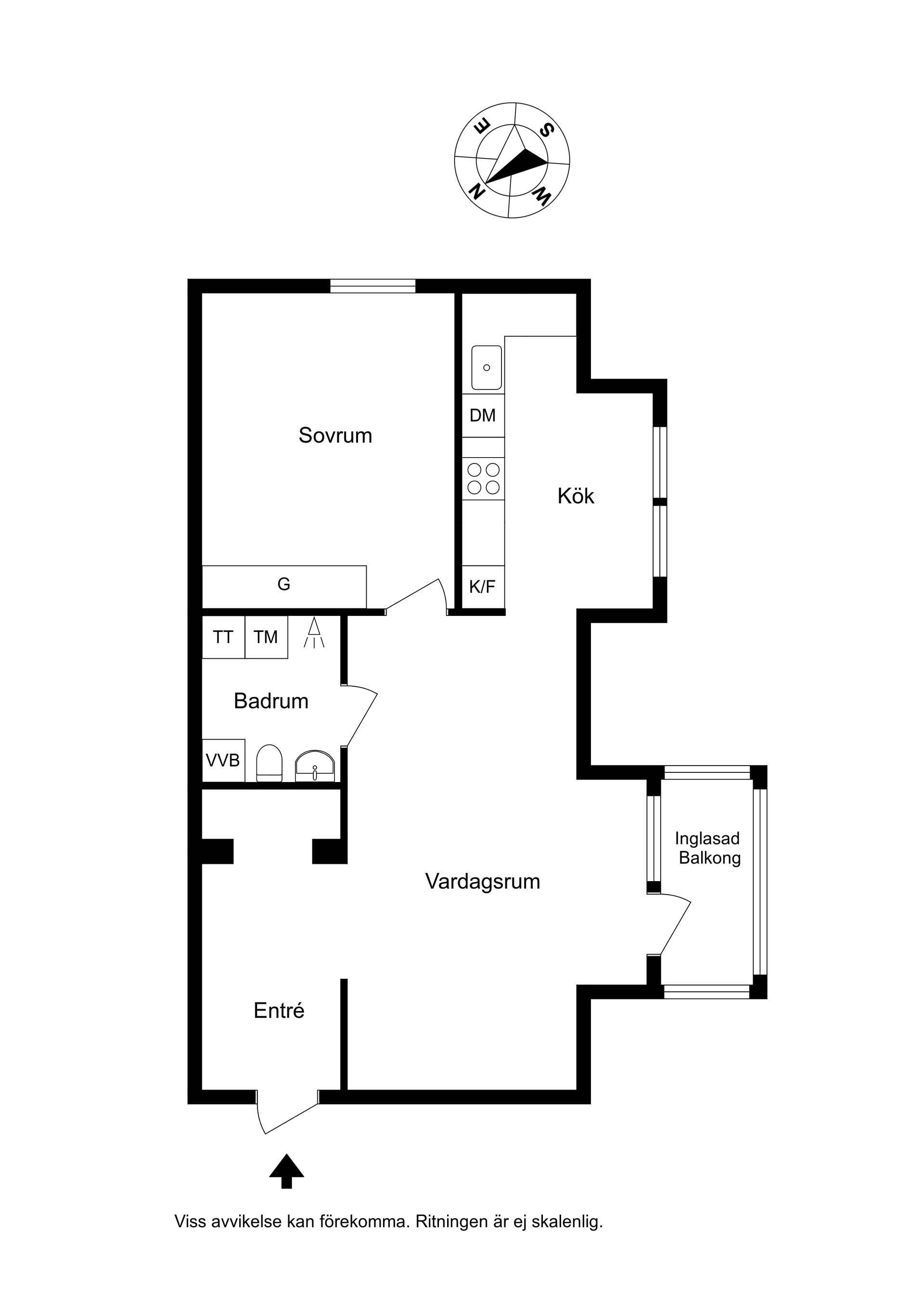 Bostadsrätt, Träslövsvägen 11B, Centrum, Varberg