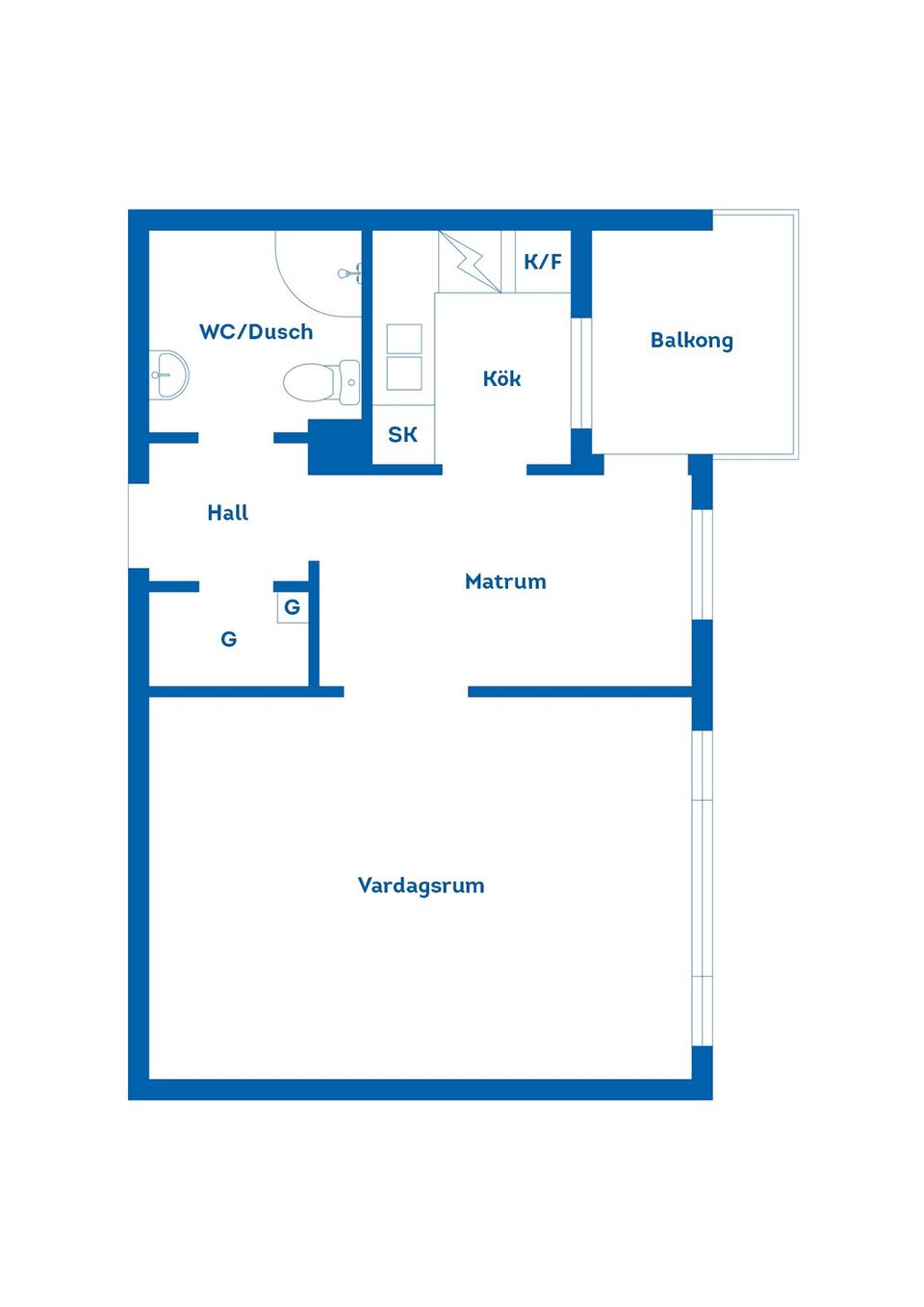 Bostadsrätt, Kungsvägen 73, Mjölby - Centralt, Mjölby