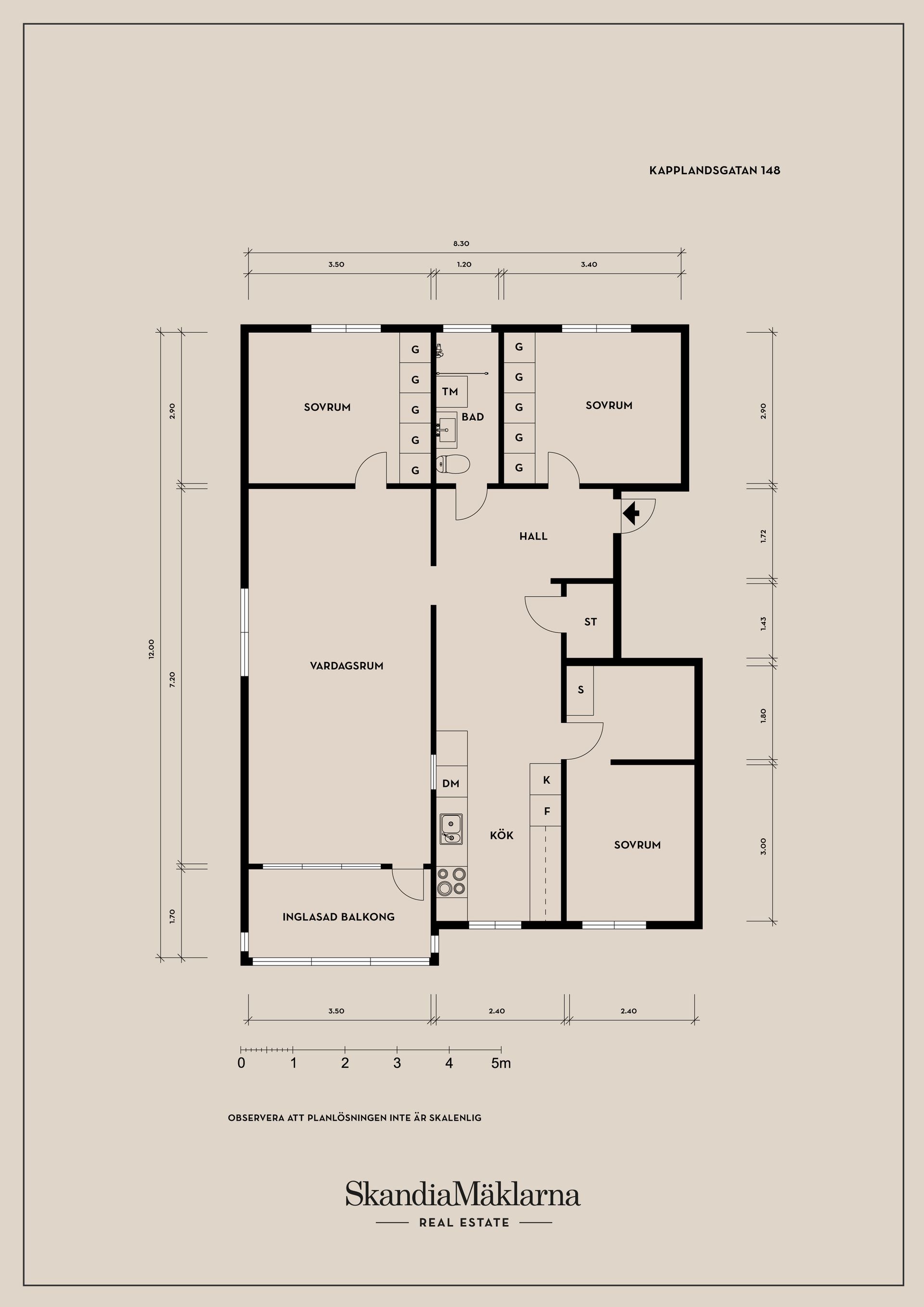 Bostadsrätt, Kapplandsgatan 148, Högsbo, Göteborg
