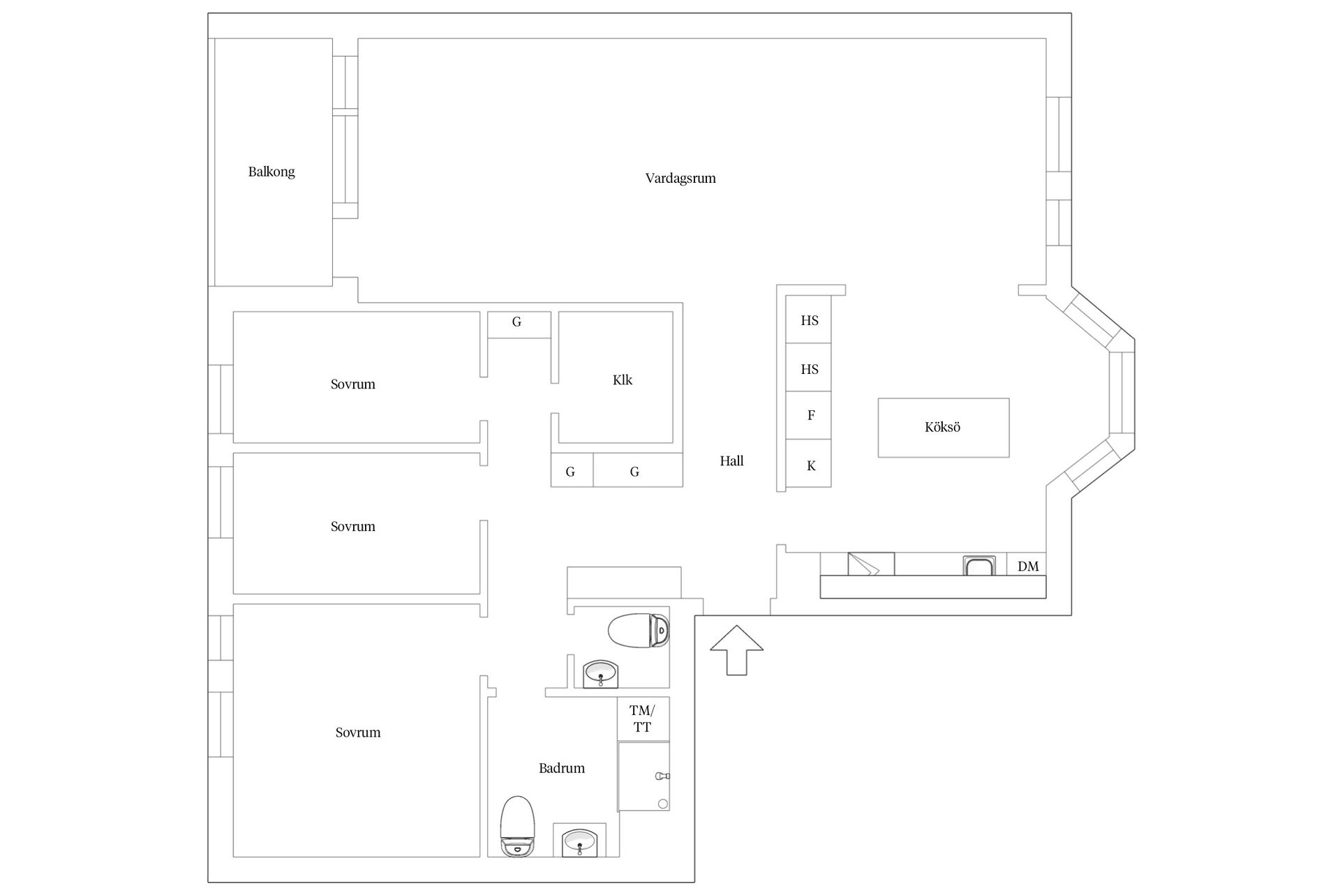 Bostadsrätt, Norra Promenaden 3E, Lund - Centrum, Lund