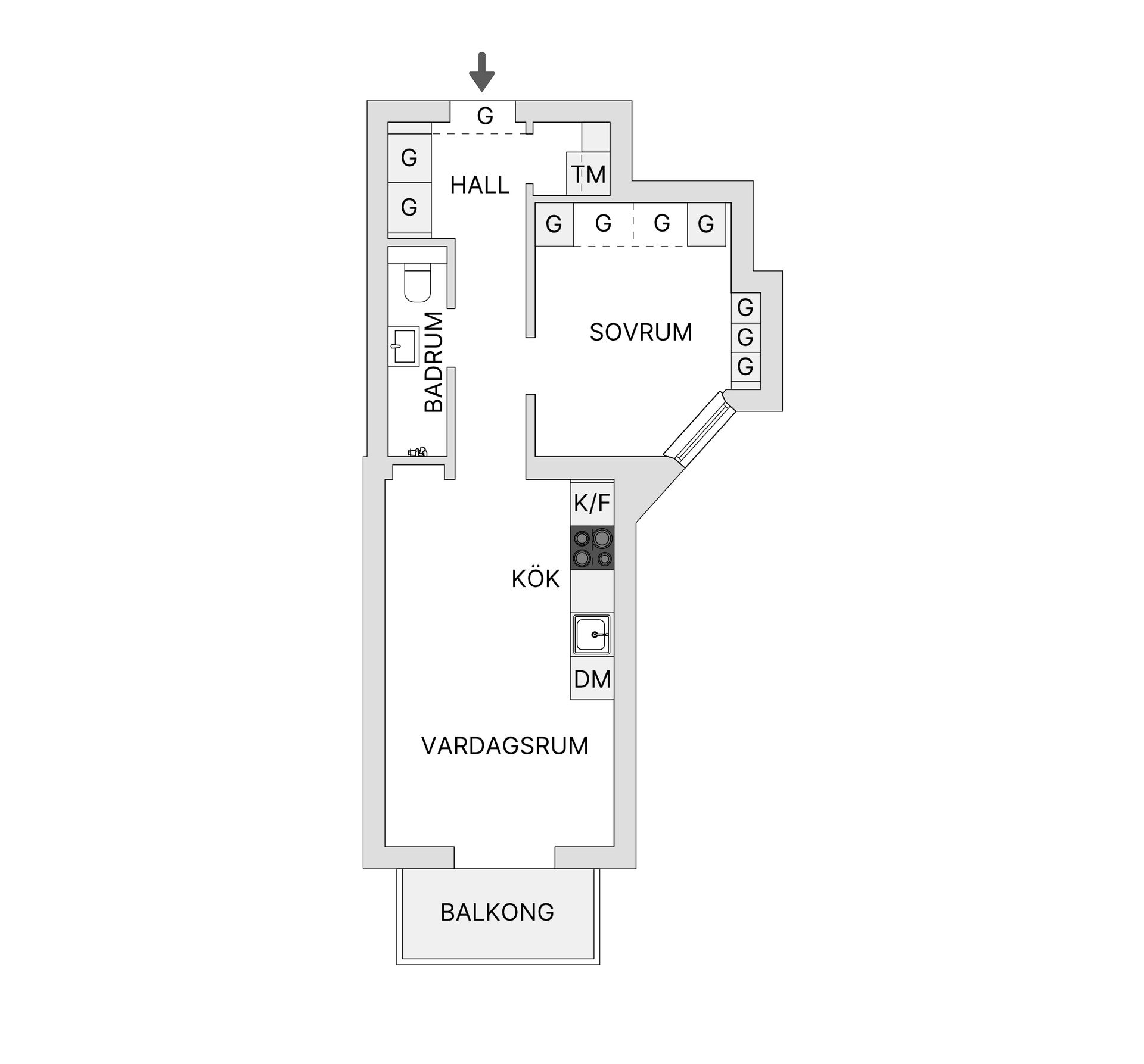 Bostadsrätt, Norrbackagatan 27A, Vasastan Birkastan, Stockholm