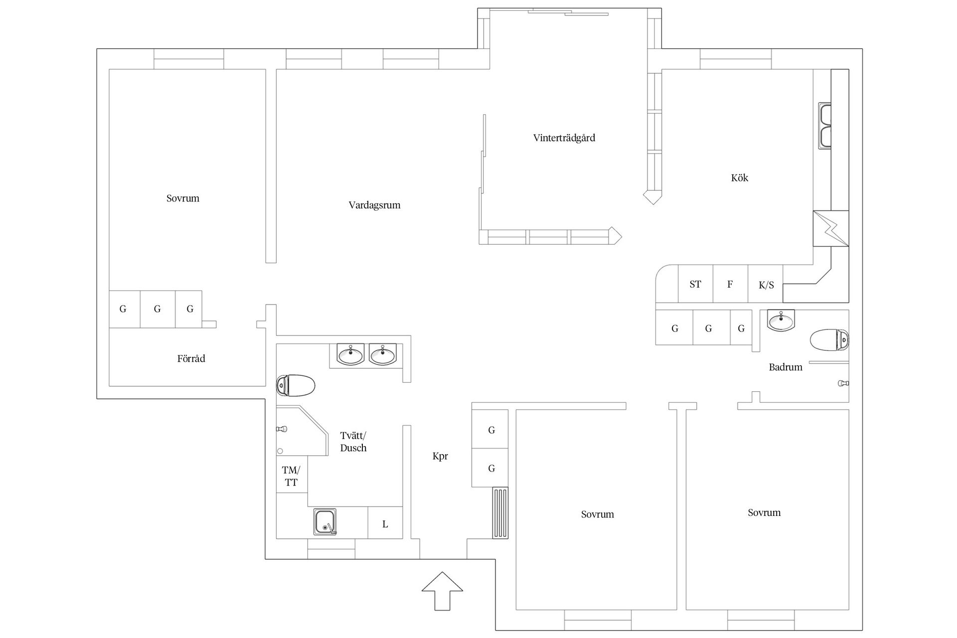 Bostadsrätt, Sunamans väg 18, Kampen, Växjö