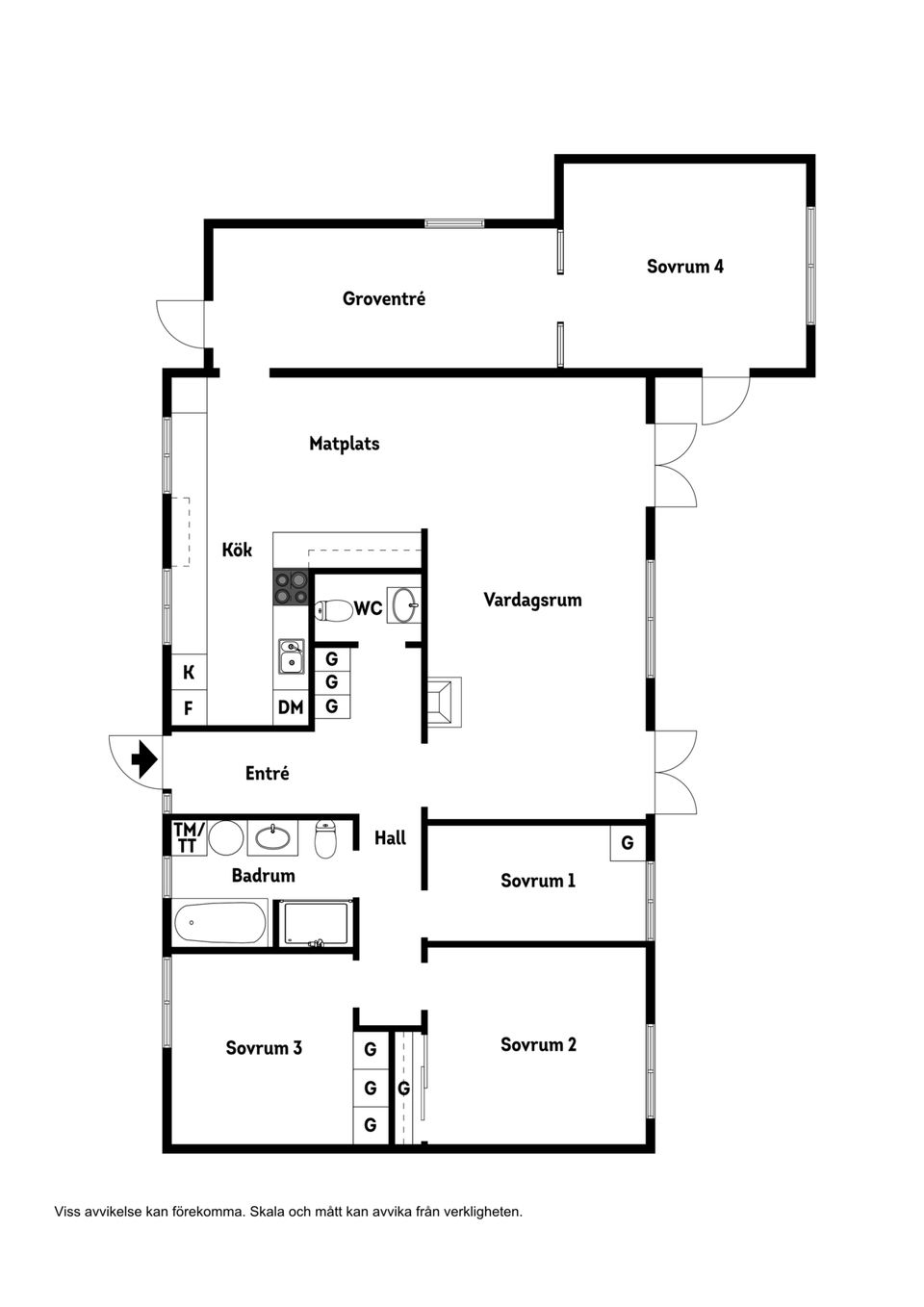 Radhus, Klarbärsvägen 17, Jonstorp, Höganäs