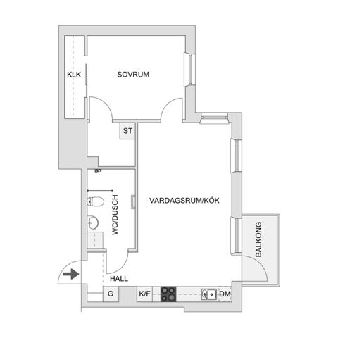 Bostadsrätt, Gaffelseglet 50, Vega, Haninge