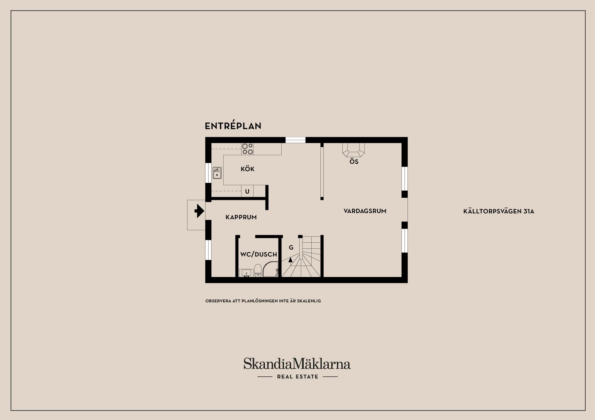 Radhus, Källtorpsvägen 31A, Källtorp/Främby, Falun