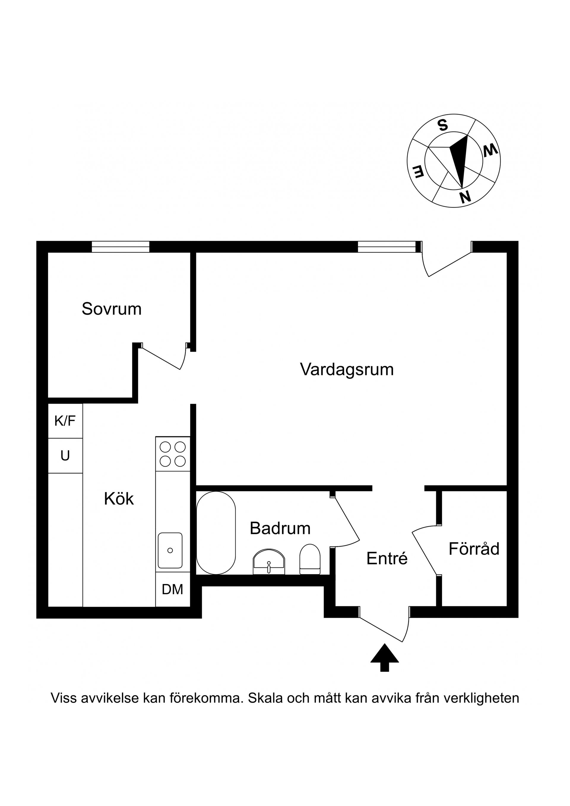 Bostadsrätt, Bandholtzgatan 27B, Söder/Hästhaga, Varberg
