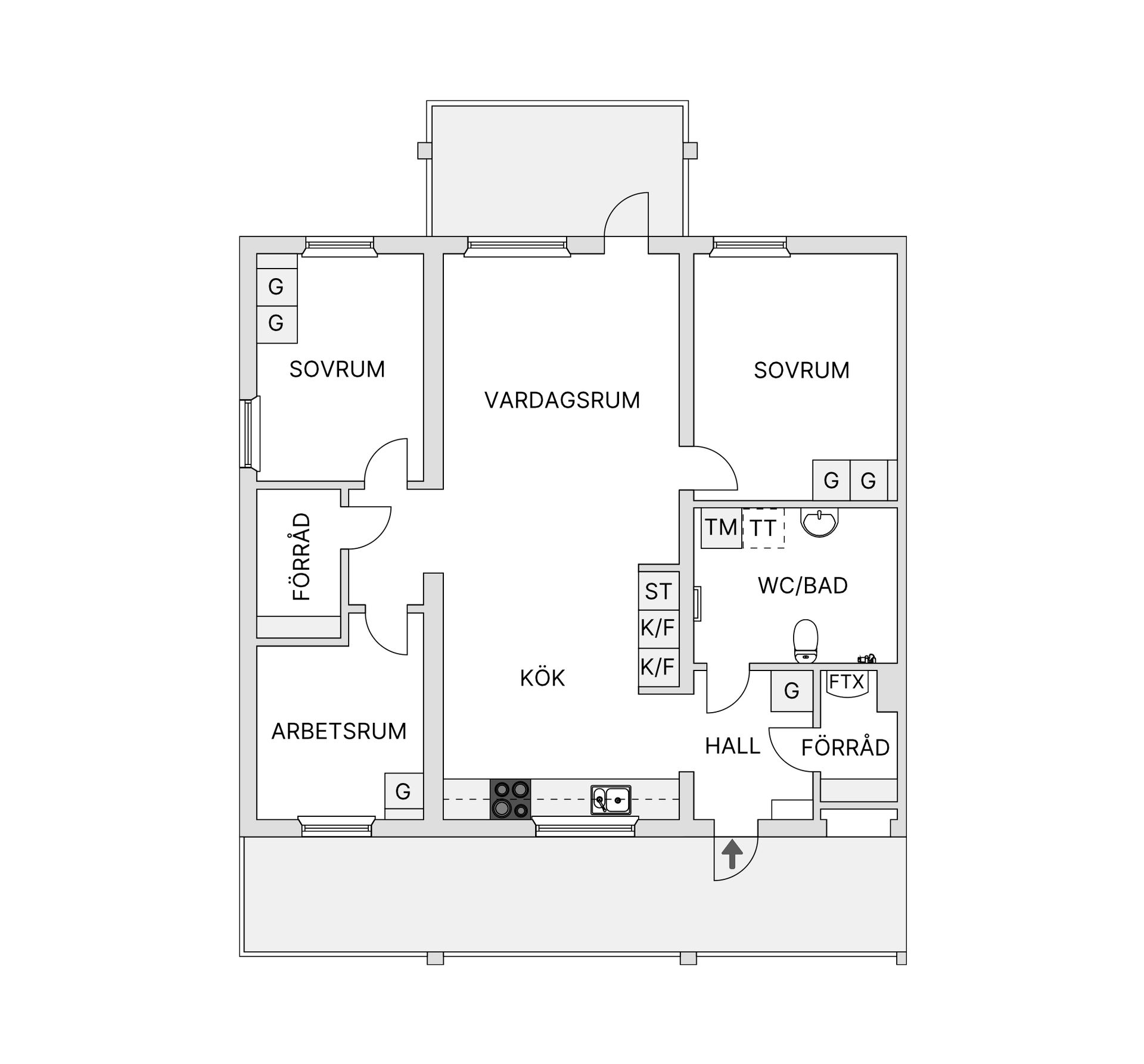 Bostadsrätt, Fidravägen 35, Fisksätra, Nacka
