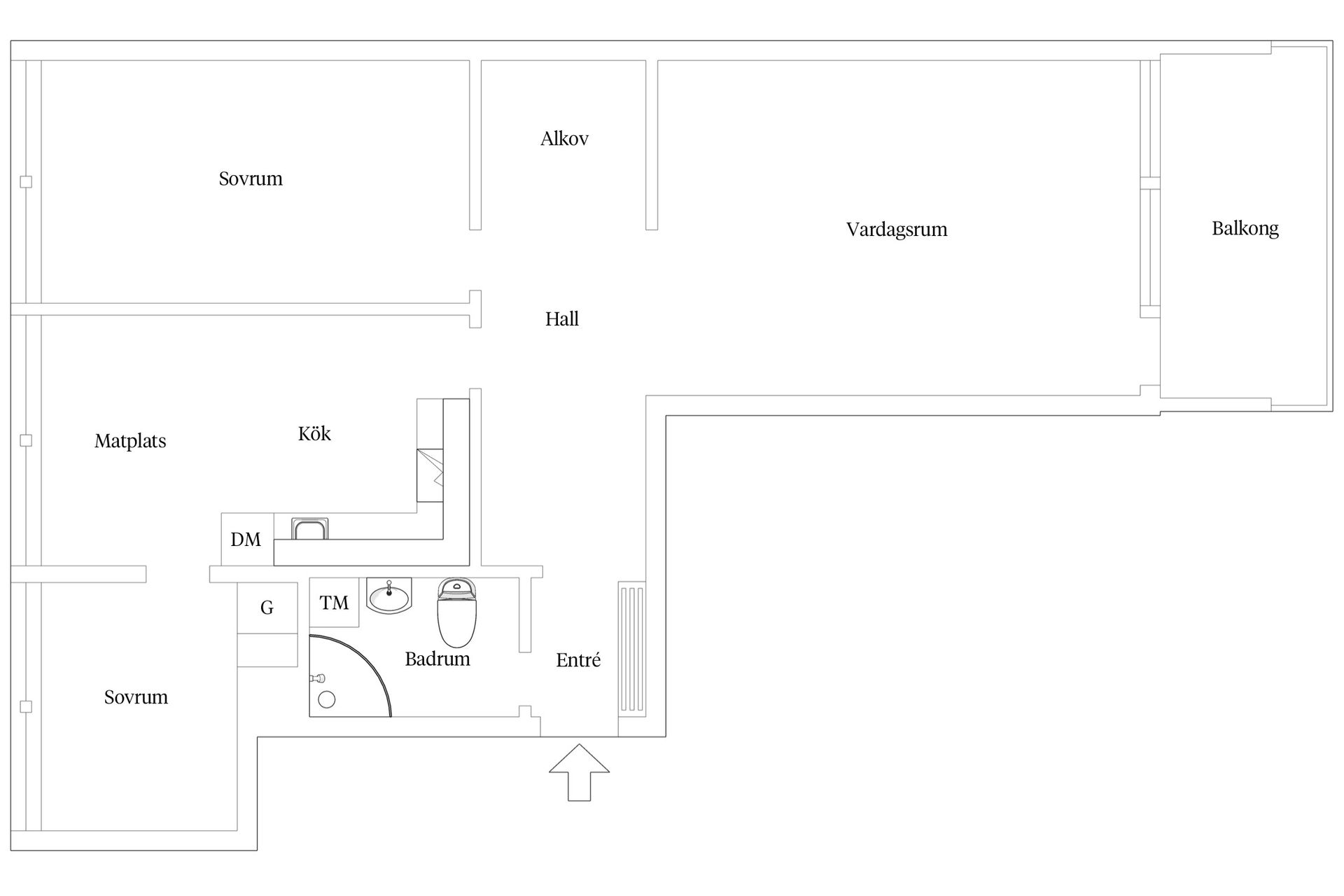 Bostadsrätt, Norra Skjutbanegatan 23A, Haga, Västerås