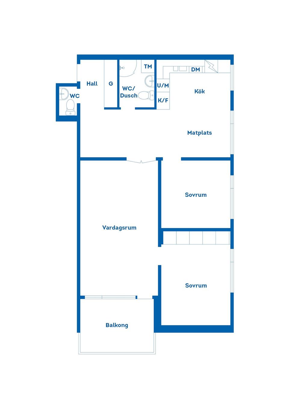 Bostadsrätt, Kungsvägen 75, Centrala Mjölby, Mjölby