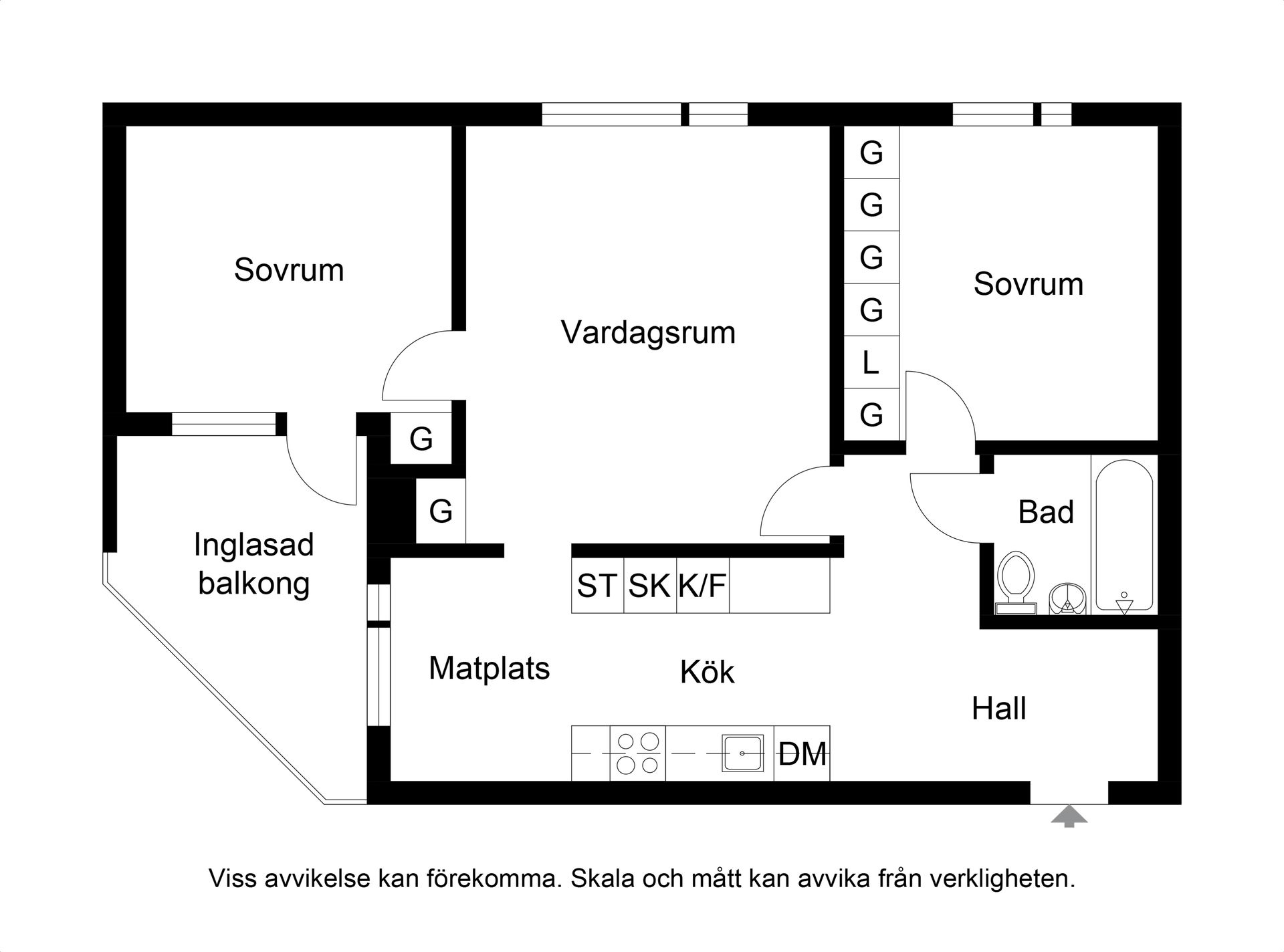 Bostadsrätt, Klippgatan 12C, Solna Centrum, Solna