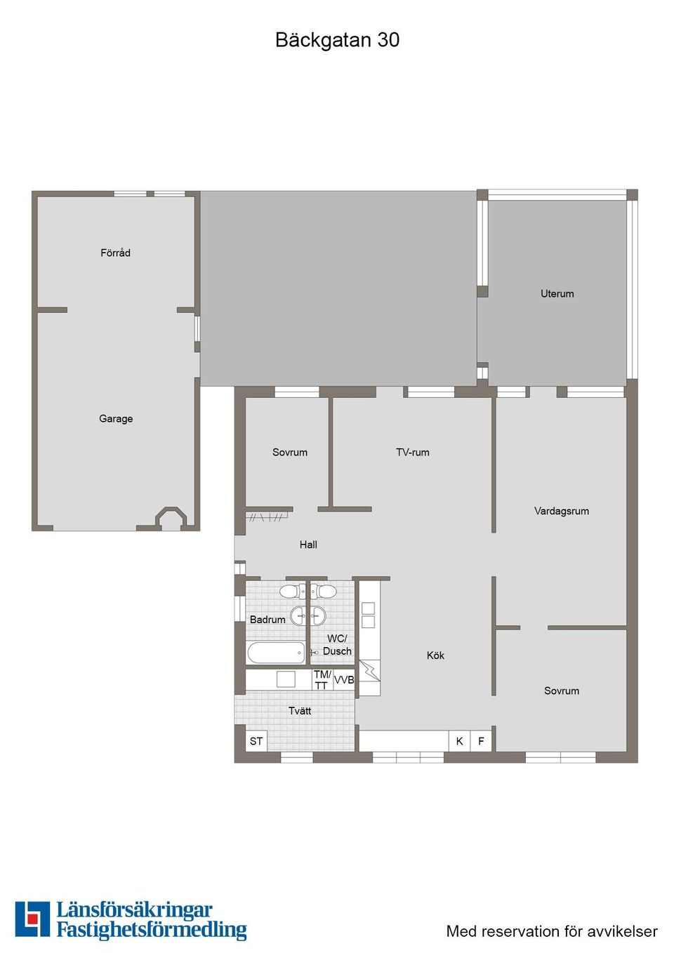 Radhus, Bäckgatan 30, Korsängen, Enköping
