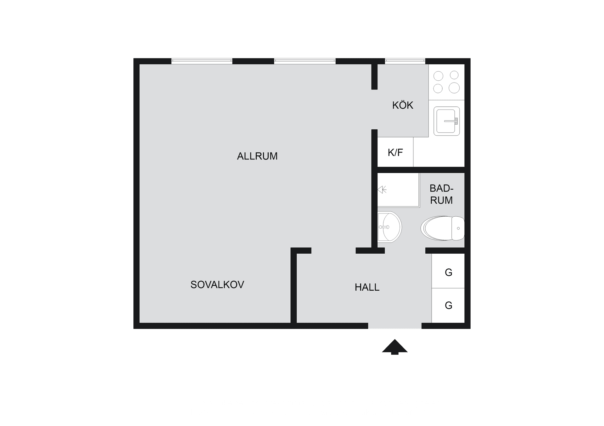 Bostadsrätt, Svartbäcksgatan 83A, Svartbäcken, Uppsala