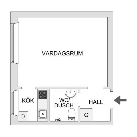 Bostadsrätt, Stadshagsplan 10, Kungsholmen Fridhemsplan, Stockholm