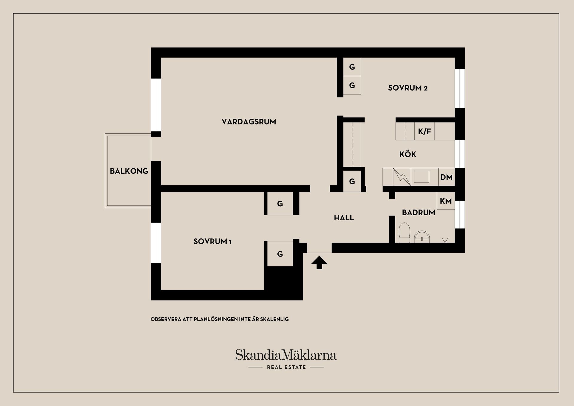Bostadsrätt, Slaggvägen 7, Johannesfred, Stockholm