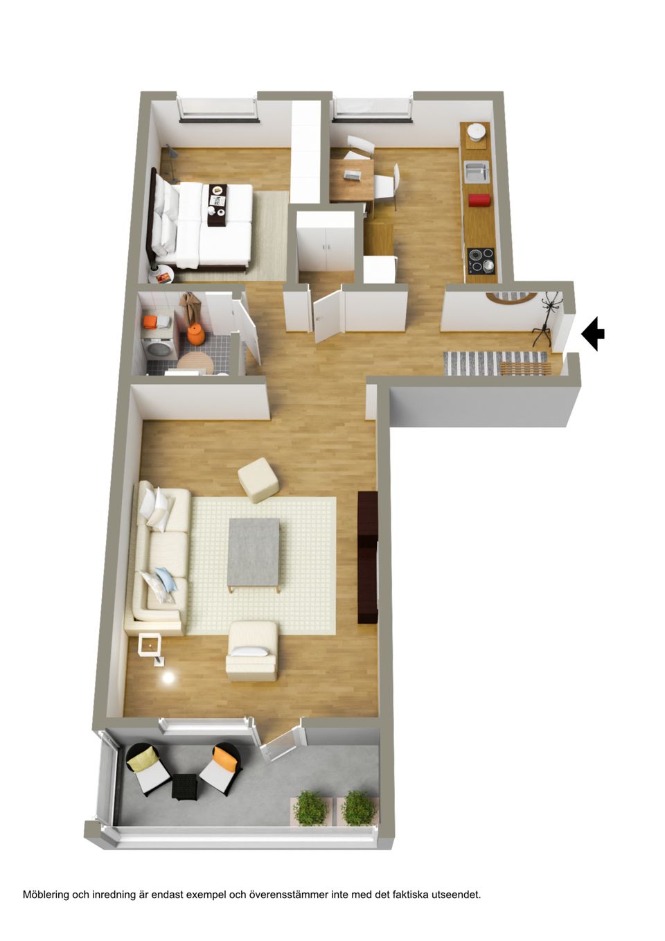 Bostadsrätt, Bergnäsvägen 14A, Bergnäset, Luleå