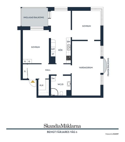 Bostadsrätt, Bengt Färjares Väg 5, Stocksund - Sikreno, Danderyd