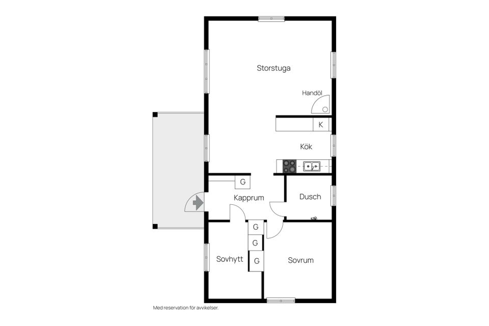 Fritidshus, Svartmyrvägen 5, Mobacken- Grisslehamn, Norrtälje