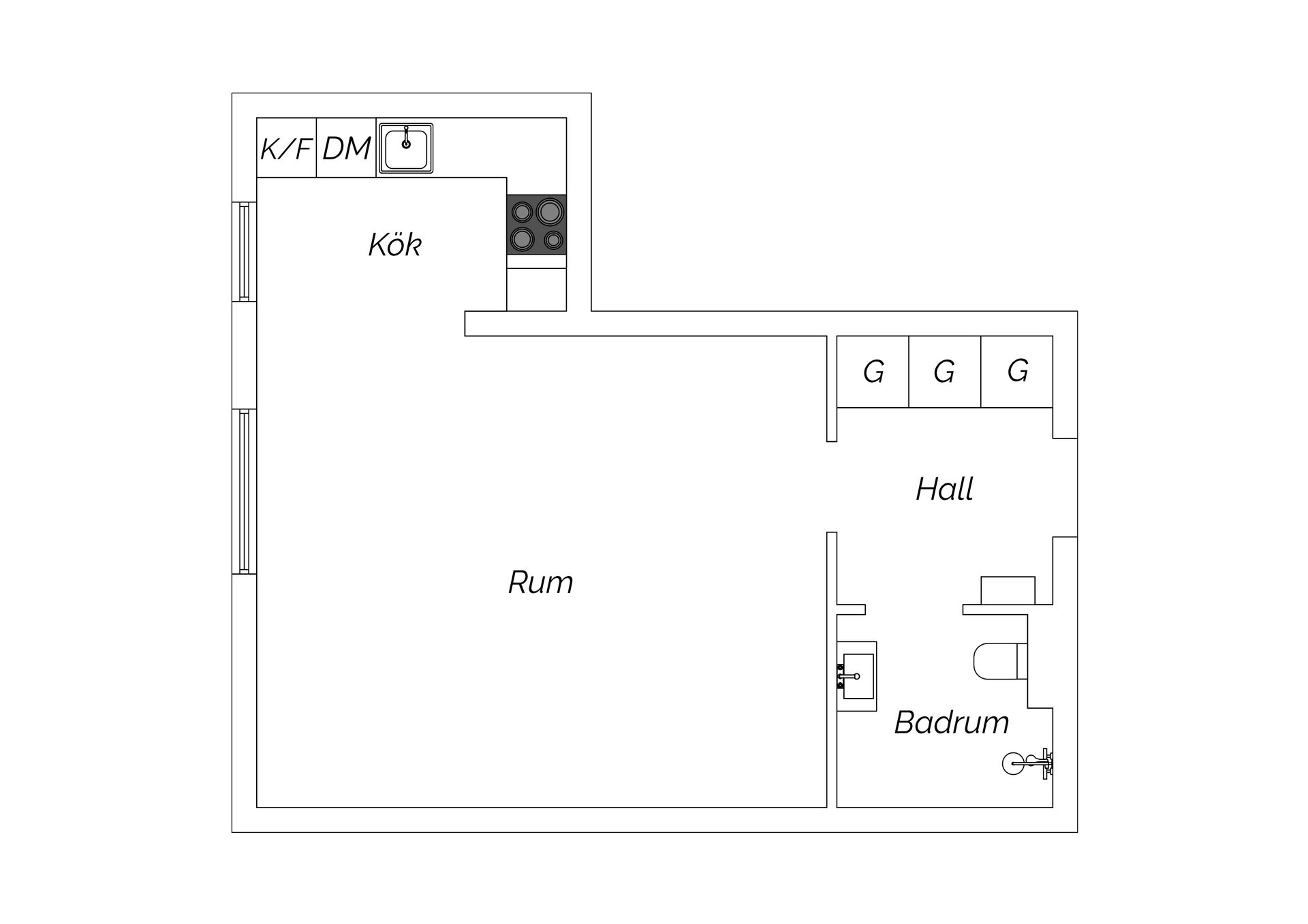 Bostadsrätt, Ripstigen 1, Bergshamra, Solna