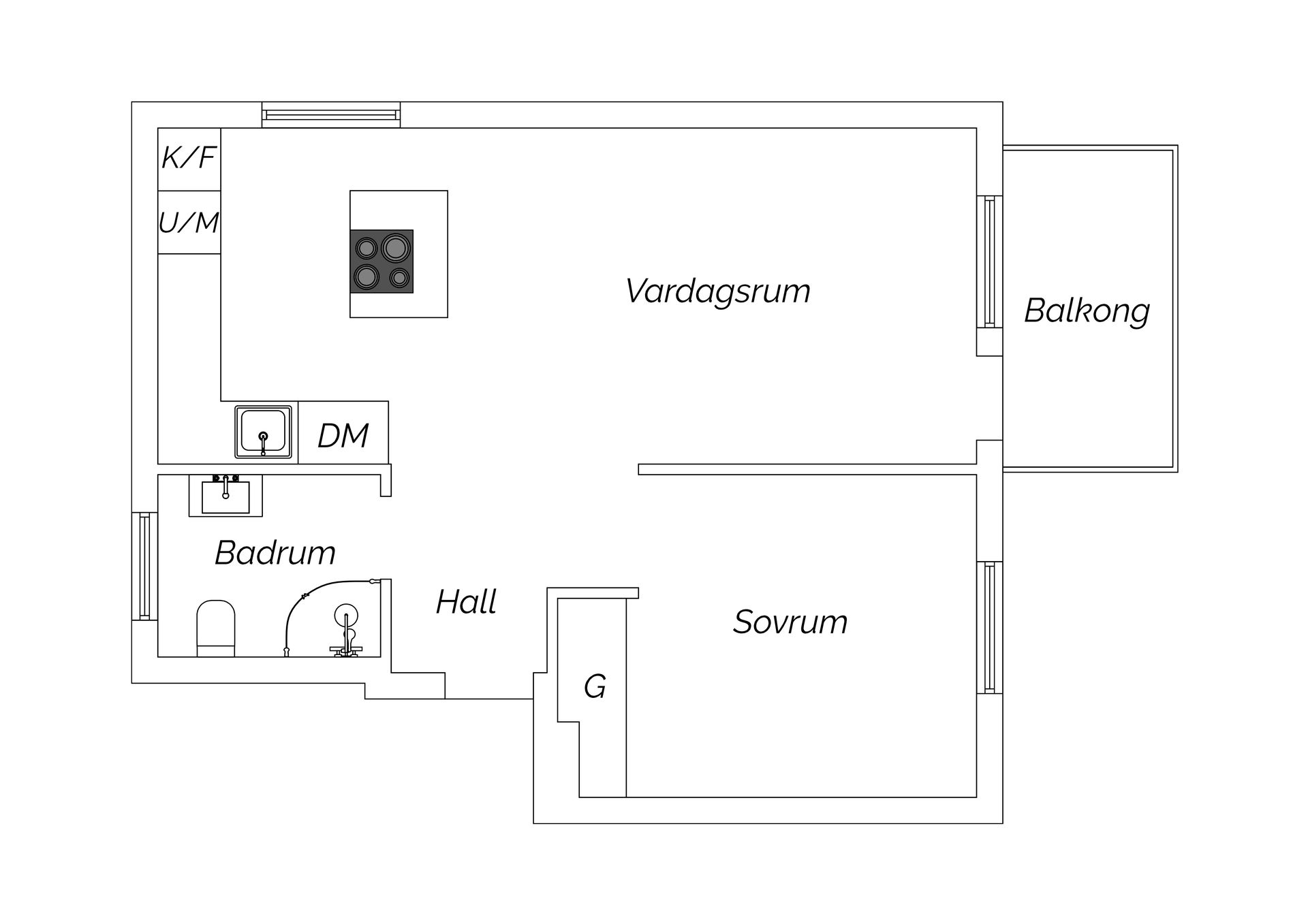 Bostadsrätt, Bäckvägen 80, Telefonplan, Stockholm