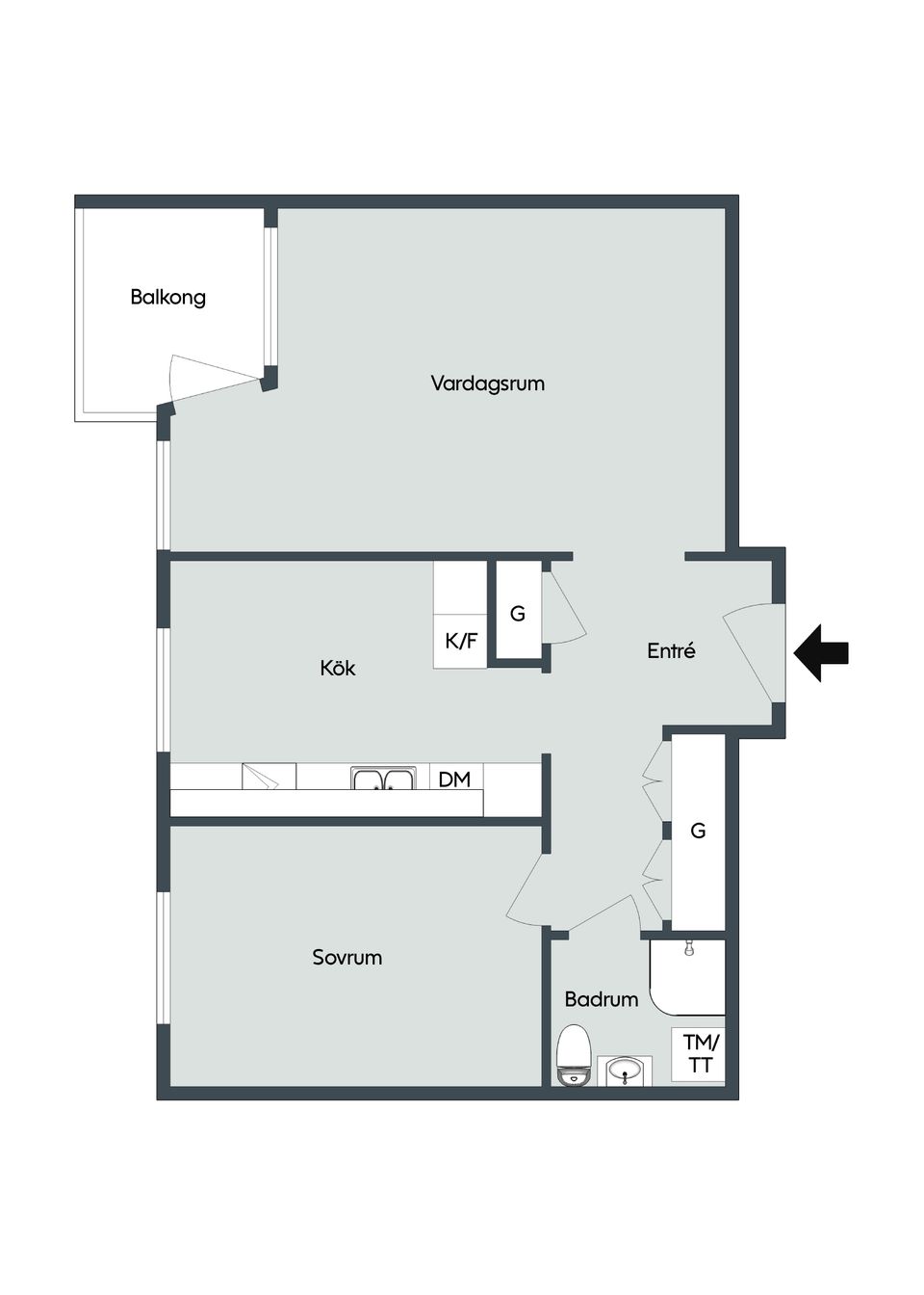Bostadsrätt, Oxhagsvägen 40, Kristianstad
