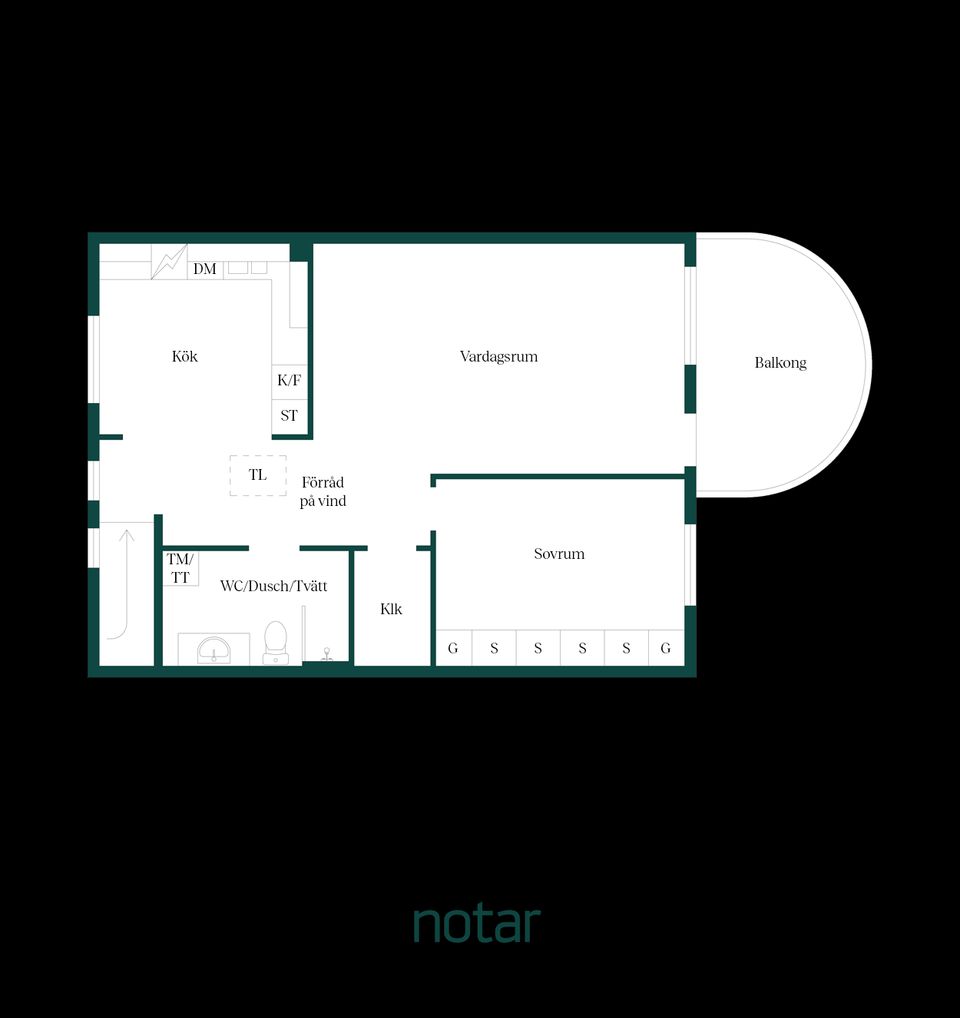 Bostadsrätt, Flygelvägen 207, Östra Torn, Lund