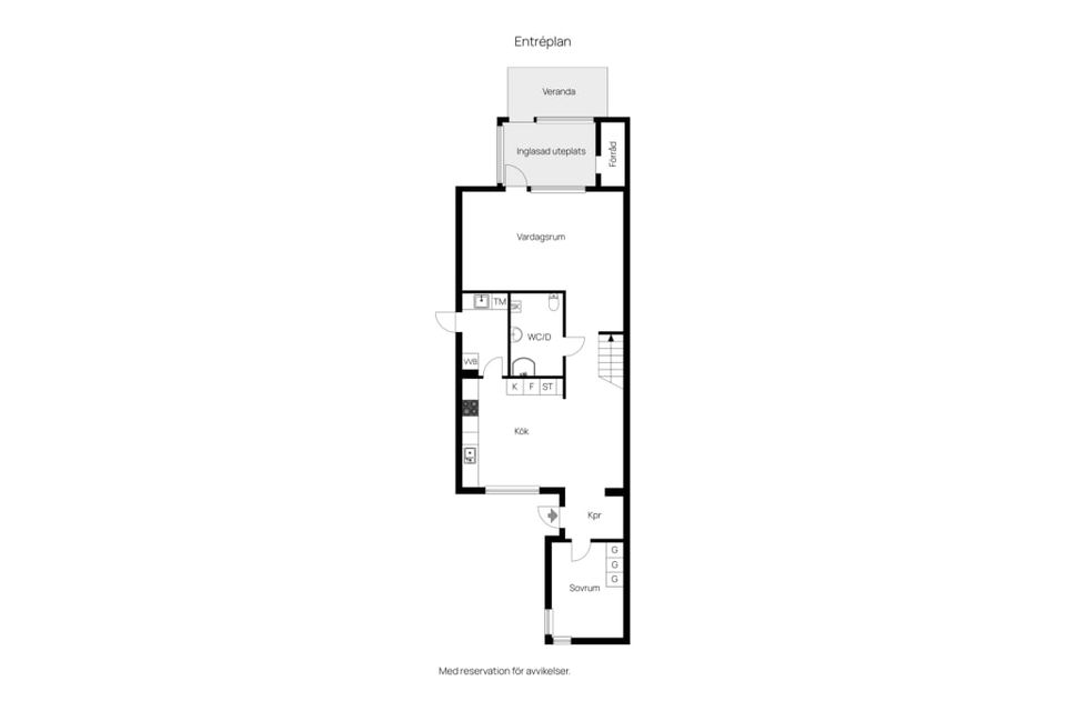 Radhus, Predikantvägen 4, Gribbylund, Täby