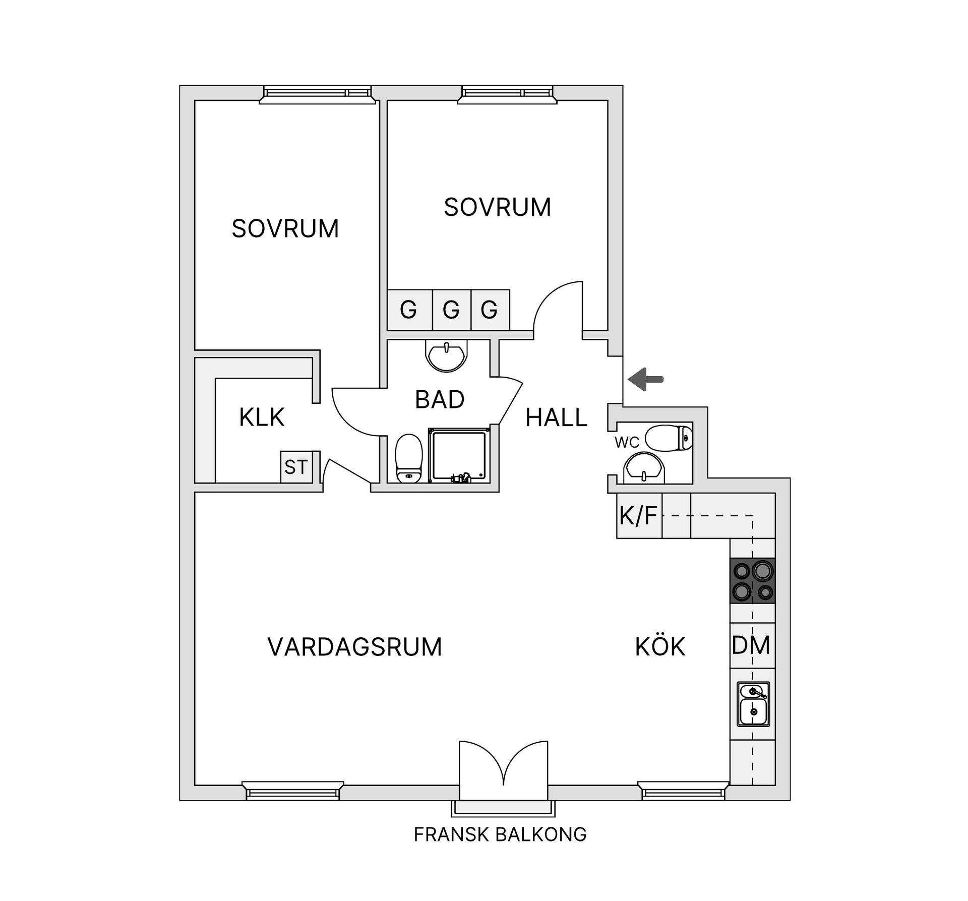Bostadsrätt, Trallbanevägen 12, Gustavsberg Hästhagen, Värmdö