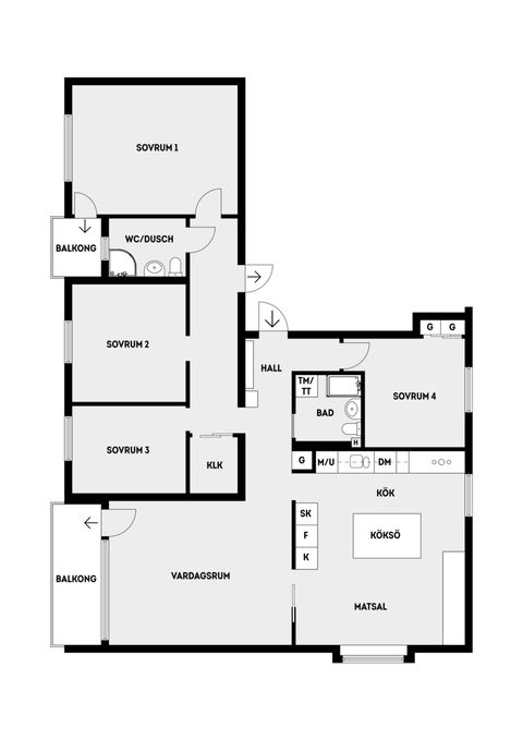 Bostadsrätt, Kryssarvägen 2, Näsbypark, Täby