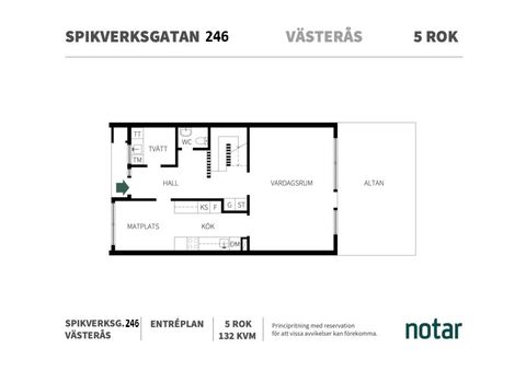 Radhus, Spikverksgatan 246, Bäckby, Västerås