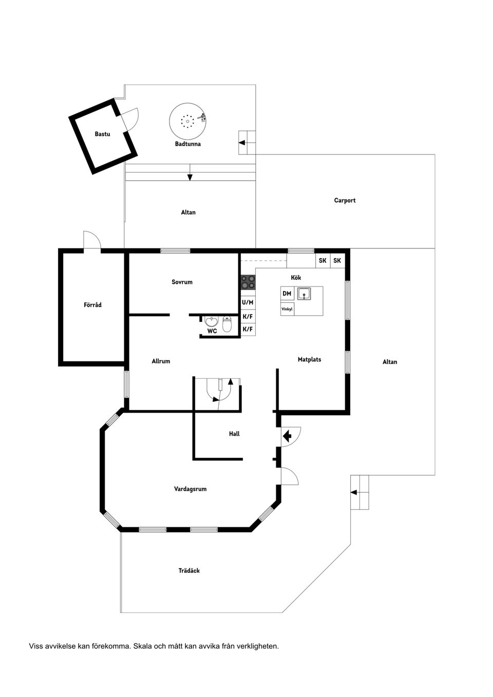 Villa, Hamnvägen 4, Köpmanholmen, Örnsköldsvik