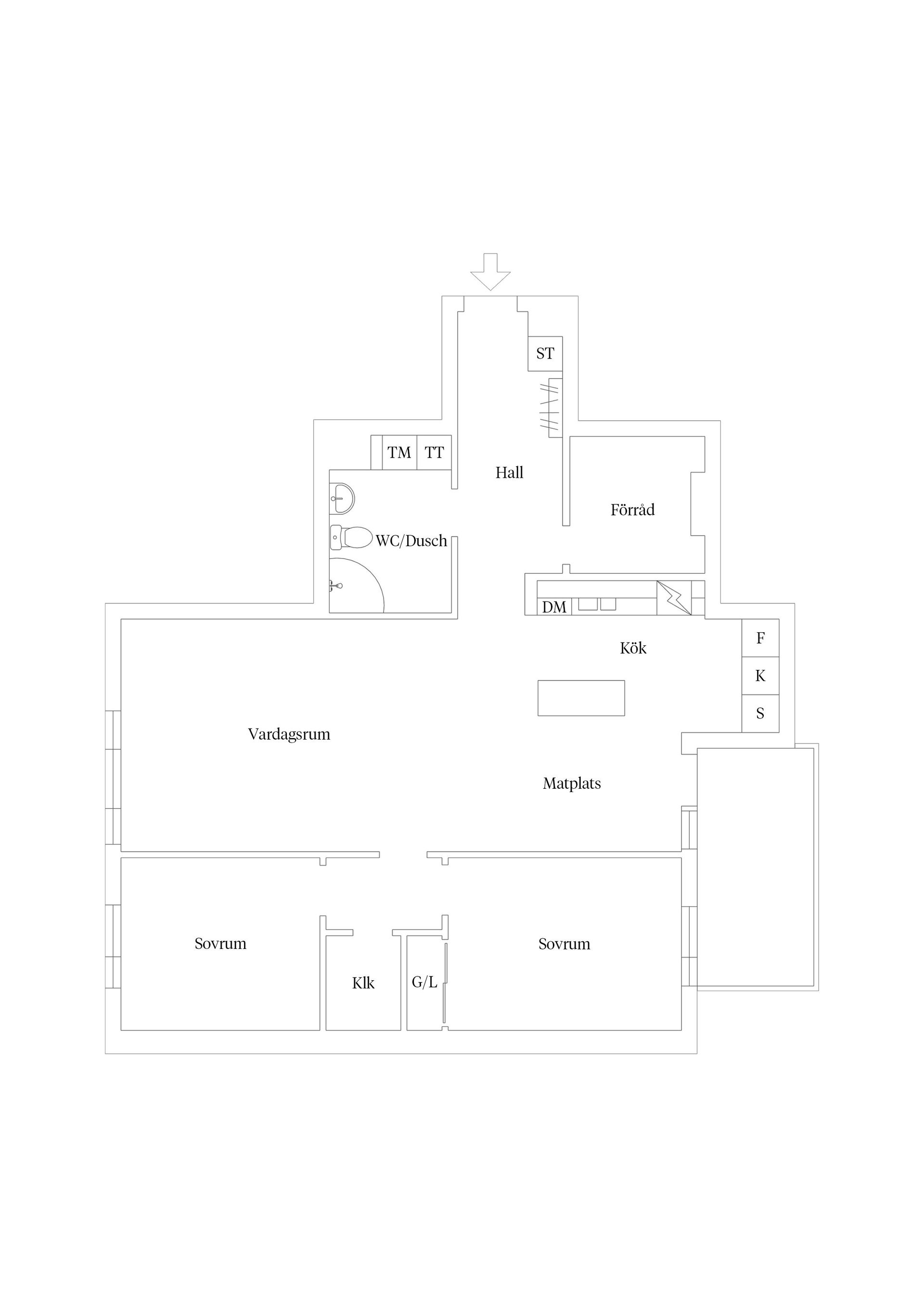 Bostadsrätt, Portalgatan 57, Kapellgärdet, Uppsala
