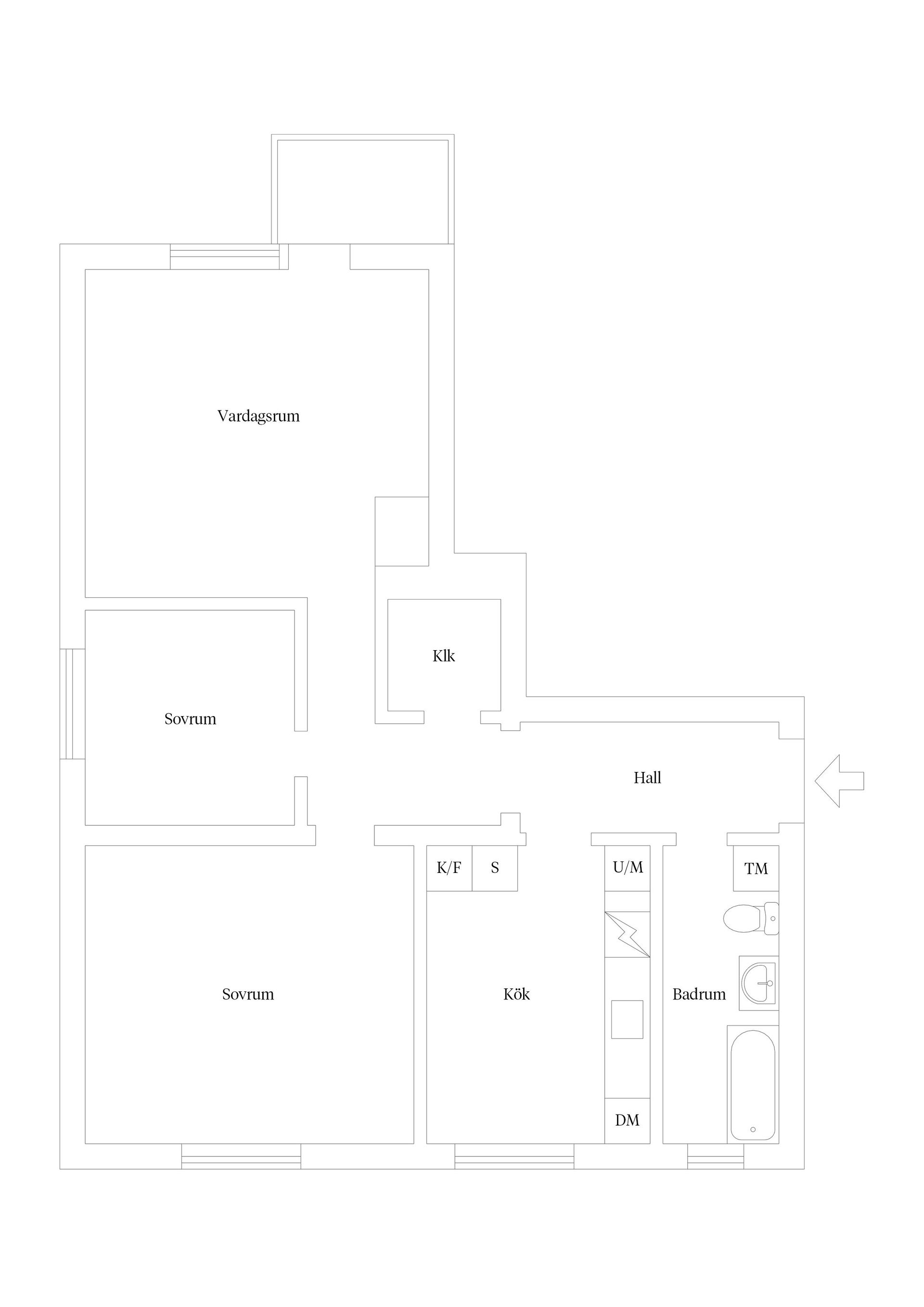Bostadsrätt, Sköldungagatan 30 A, Svartbäcken, Uppsala