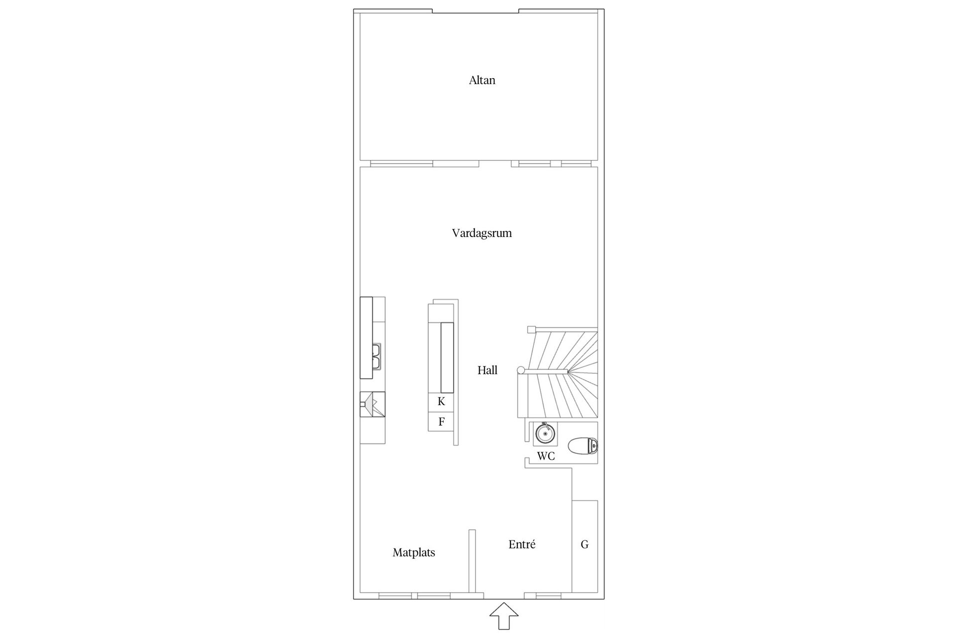Radhus, Mantalsvägen 61, Ella Gård, Täby